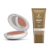 Kit 1 Protetor Solar Episol Color Tom 2 Claro FPS 70 40ml