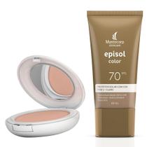 Kit 1 Protetor Solar Episol Color Tom 2 Claro FPS 70 40ml Kit 1 Protetor Solar Episol Color Tom 2 Claro FPS 70 40ml