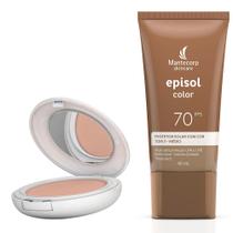 Kit 1 Protetor Solar Episol Color Tom 3 Médio FPS 70 40ml