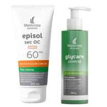 Kit 1 Protetor Solar Episol Sec OC com Cor Pele Oleosa Claro FPS 60 60ml