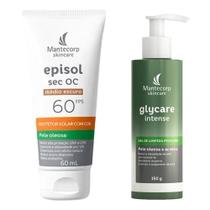 Kit 1 Protetor Solar Episol Sec OC com Cor Pele Oleosa Médio Escuro FPS 60 60ml