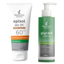 Kit 1 Protetor Solar Episol Sec OC com Cor Pele Oleosa Médio Escuro FPS 60 60ml