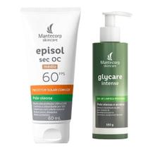 Kit 1 Protetor Solar Episol Sec OC com Cor Pele Oleosa Médio FPS 60 60ml