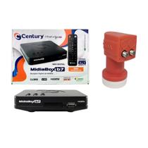 Kit 1 Receptor Midiabox B7 Century Digital C/lnbf Duplo