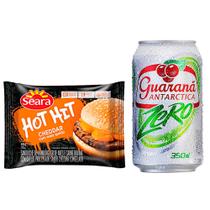 Kit 1 Refrigerante Guaraná Antarctica Zero Lata 350ml