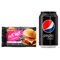 Kit 1 Refrigerante Pepsi Black Sem Açúcares Lata 350ml