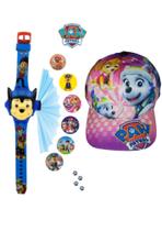 Kit 1 Relogio + 1 Bone Patrulha Canina Rocky Rubble Marshall Kit 1 Relogio + 1 Bone Patrulha Canina Rocky Rubble Marshall