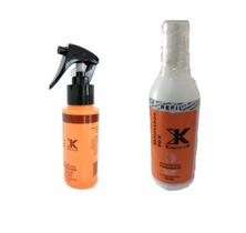 Kit 1 Removedor De Queratina Spray 100Ml + 1 Refil De 500Ml