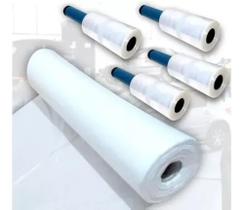 Kit 1 rolo capa descartável banco 4 stretch p/ volante