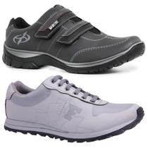 Kit 1 Sapatenis 1 Tenis Casual Masculino Super Confortavel New Fox