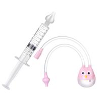 Kit 1 Seringa E 1 Aspirador Lavagem e Limpeza Nasal Bebês