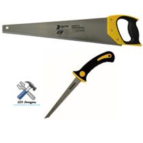 Kit-1 Serrote Profissional Lâmina Aço Manganês 20"+1 para Drywall Gesso 6" Polegadas Fertak Kit-1 Serrote Profissional Lâmina Aço Manganês 20"+1 para Drywall Gesso 6" Polegadas Fertak