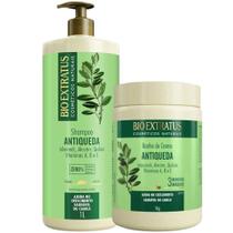 kit 1 Shampoo 1 Banho creme Jaborandi 1 L Bio Extratus