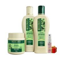Kit 1 Shampoo 1 Condicionador 1 Banho creme Jaborandi 250 ml Bio Extratus + Presente Lourre 15ml Kit 1 Shampoo 1 Condicionador 1 Banho creme Jaborandi 250 ml Bio Extratus + Presente Lourre 15ml