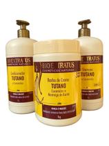 kit 1 Shampoo 1 Condicionador 1 Banho creme Tutano 1 L - BIOEXTRATUS