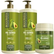 Kit 1 Shampoo 1 Condicionador 1 Banho de Creme Pós Quimica 1 L Kit 1 Shampoo 1 Condicionador 1 Banho de Creme Pós Quimica 1 L