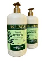 kit 1 Shampoo 1 Condicionador Antiqueda Jaborandi 1 LITRO Bio Ext