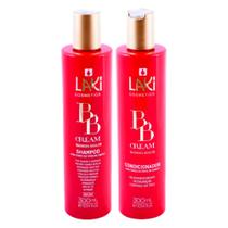 Kit 1 Shampoo + 1 Condicionador BB Cream 300ml Laki