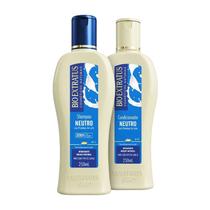 Kit 1 Shampoo 1 Condicionador Brilho Natural Neutro 250 ml Bio Ext Kit 1 Shampoo 1 Condicionador Brilho Natural Neutro 250 ml Bio Ext