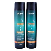 Kit 1 Shampoo + 1 Condicionador Curly Caution 300ml Atrak