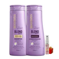 Kit 1 Shampoo 1 Condicionador Desamarelador Blond Bioreflex 250 ML + Presente Lourre 15ml