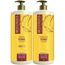 kit 1 Shampoo 1 Condicionador Força e Maciez Tutano1 L Bio Extratus