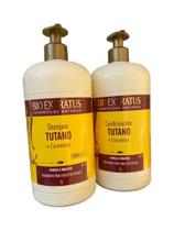 kit 1 Shampoo 1 Condicionador Força e Maciez Tutano1 L Bio Extratus