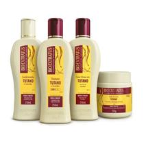 kit 1 Shampoo 1 Creme silicone 1 Condicionador 1 Banho creme Tutano 250 ml