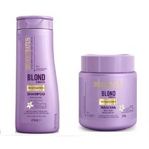 Kit 1 Shampoo 1 Mascara Desamarelador Blond Bioreflex 250 ML
