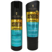 Kit 1 Shampoo 500ml + 1 Condicionador 400gr Antiqueda Engrossador Hidrabell