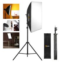 Kit 1 Softbox 50x70 TUDOPRAFOTO Bivolt com Tripé