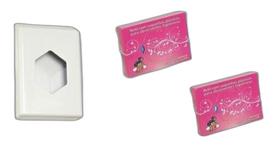Kit 1 Suporte + 50 Saquinhos Refil Descarte De Absorvente