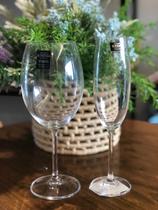 Kit 1 taca cristal vinho/agua 580ml e 1 taca champanhe 220ml transparente Bohemia