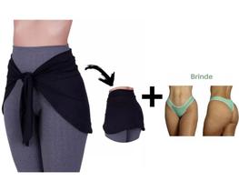 kit 1 tapa bumbum + 1 calcinha básica feminina conforto TB moda fitness