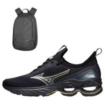 Kit 1 Tênis Mizuno Wave Invictus 4 e 1 Mochila Fun New Kit 1 Tênis Mizuno Wave Invictus 4 e 1 Mochila Fun New