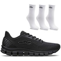 Kit 1 Tênis Olympikus Estilo 2 e 3 Pares de meia cano médio Kit 1 Tênis Olympikus Estilo 2 e 3 Pares de meia cano médio