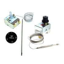 Kit 1 Termostato Capilar 50/200 Graus NF + 1 Termostato Capilar de Segurança 230C Rearme Manual