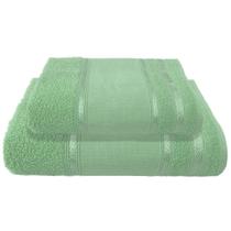 Kit 1 Toalha De Banho + 1 Toalha De Rosto Para Pintura Verde