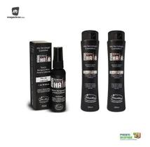 Kit 1 Tonico Max Hair Renasce Fios + 2 Shampoo Max Hair