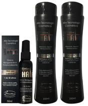 Kit 1 Tonico Max Hair Renasce Fios + 2 Shampoo Max Hair