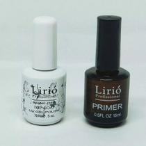 Kit 1 Top Coat Lirio + 1 Base Prime Lirio 1 Linha Original Kit 1 Top Coat Lirio + 1 Base Prime Lirio 1 Linha Original
