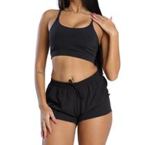 Kit 1 top multiformas + 1 short tactel- Leve, Fresquinho, Academia e Casual