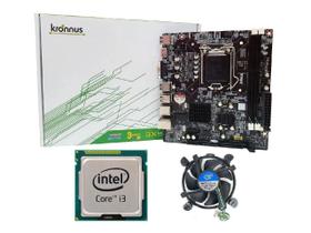 Kit 1 Tray 1155: Placa Mãe H61 + I3 2ª geração + Cooler