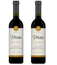 Kit 1 Un Vinho Versos Merlot + 1 Un Vinho Versos Pinot Noir 750 ml
