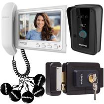 Kit 1 Vídeo Porteiro Interfone IVR 7 ID + 1 Fechadura FX1500 INTELBRAS IVR7 FX 1500