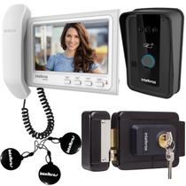 Kit 1 Vídeo Porteiro Interfone IVR 7 ID + 1 Fechadura FX1500 INTELBRAS IVR7 FX 1500