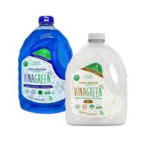 Kit 1 Vinagreen Tradicional 3L 1 Coco Hipoalergênico Natural Bicarbonato Álcool Orgânico Natural Antialérgico Pele Sensível Bebê Adulto Alergia