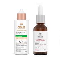 Kit 1 Vitamina C 15 + Ácido Hialurônico Adcos Sérum Anti-idade 15ml Kit 1 Vitamina C 15 + Ácido Hialurônico Adcos Sérum Anti-idade 15ml