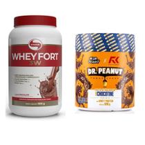 KIT - 1 Whey Protein Vitafor Chocolate 1 Dr.peanut Chocotine