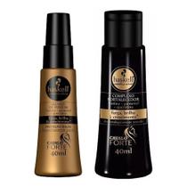 Kit 1 x complexo fortalecedor + 1 x selante de pontas dos cabelos 40 ml cavalo forte haskell